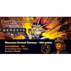 Inscriptions Tournoi YuGiOh format Genesys - 28 places - 22 février