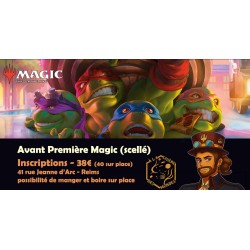 Inscriptions Avant Première Teenage Mutant Ninja Turtles TMNT - Magic the Gathering -- Vendredi 20h
